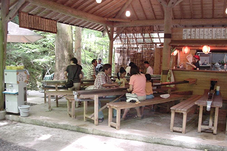 山乗渓谷そうめん流し 涼水亭